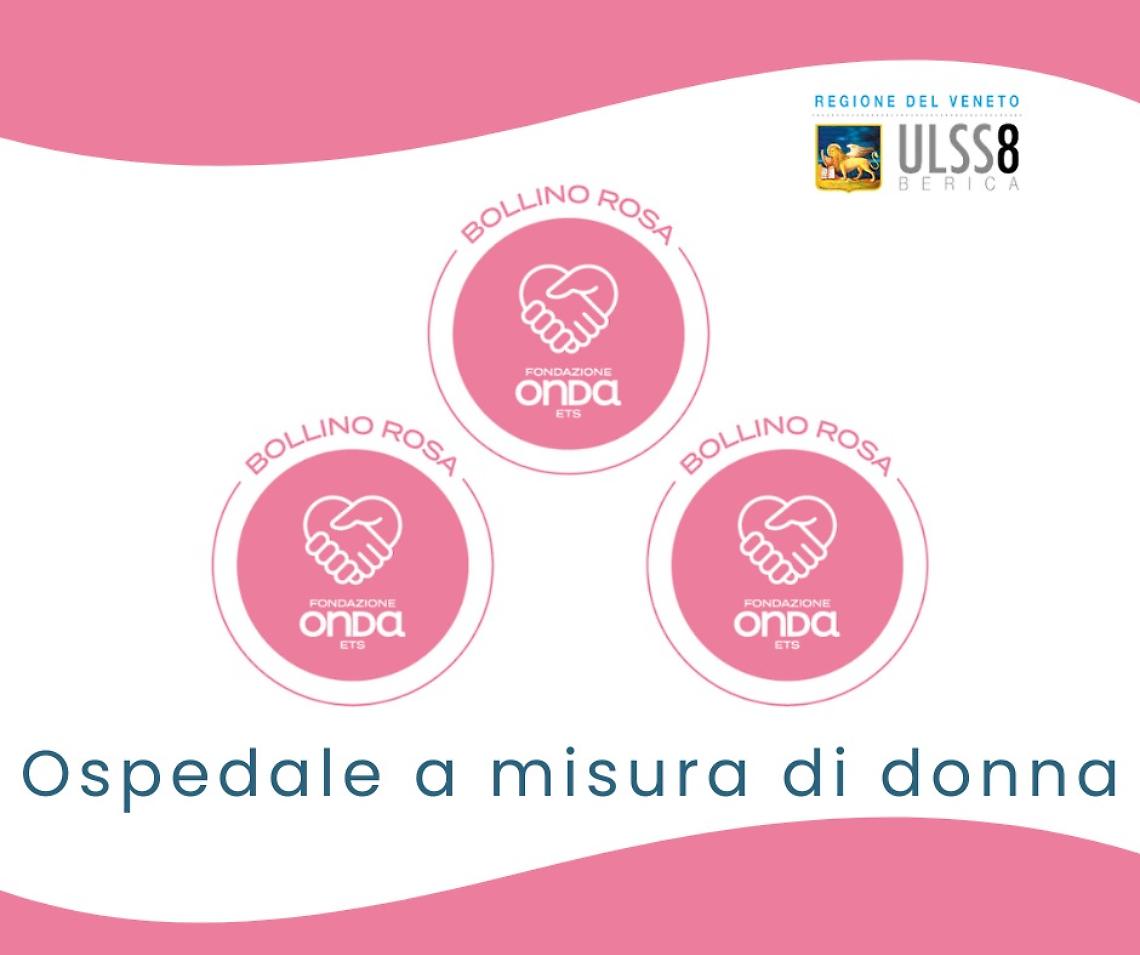 Tre Bollini Rosa per gli ospedali vicentini