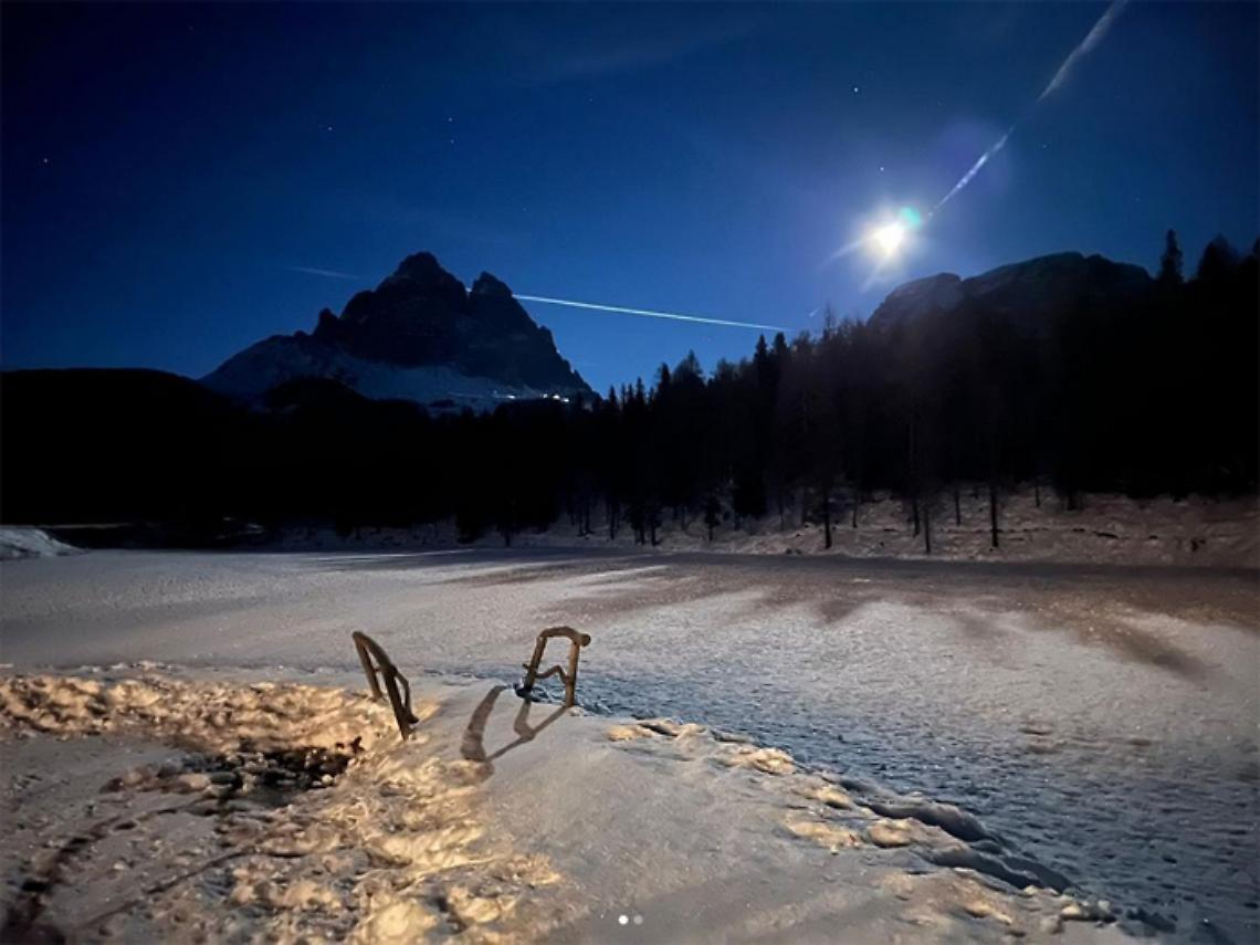 Notte sulle Tre Cime di Lavaredo