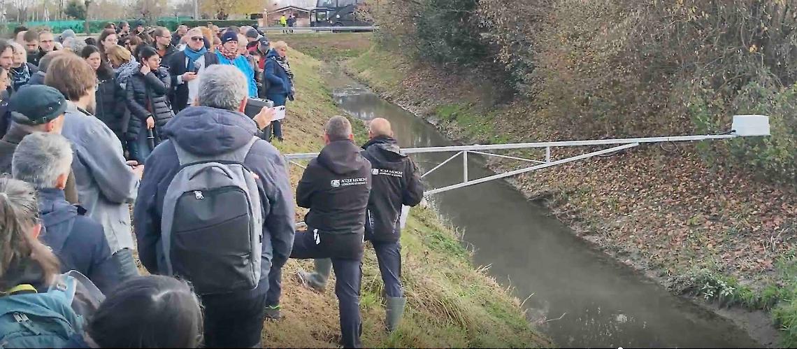 Mogliano, Delegazione da tredici paesi europei per studiare lo scolo Pianton 