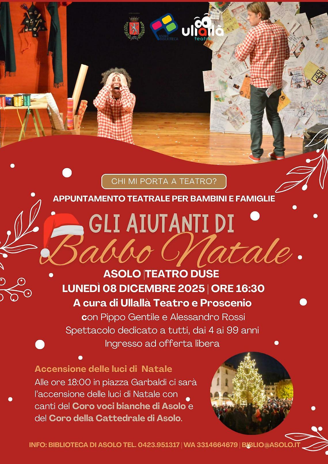 Asolo accende il Natale tra teatro, musica e magia