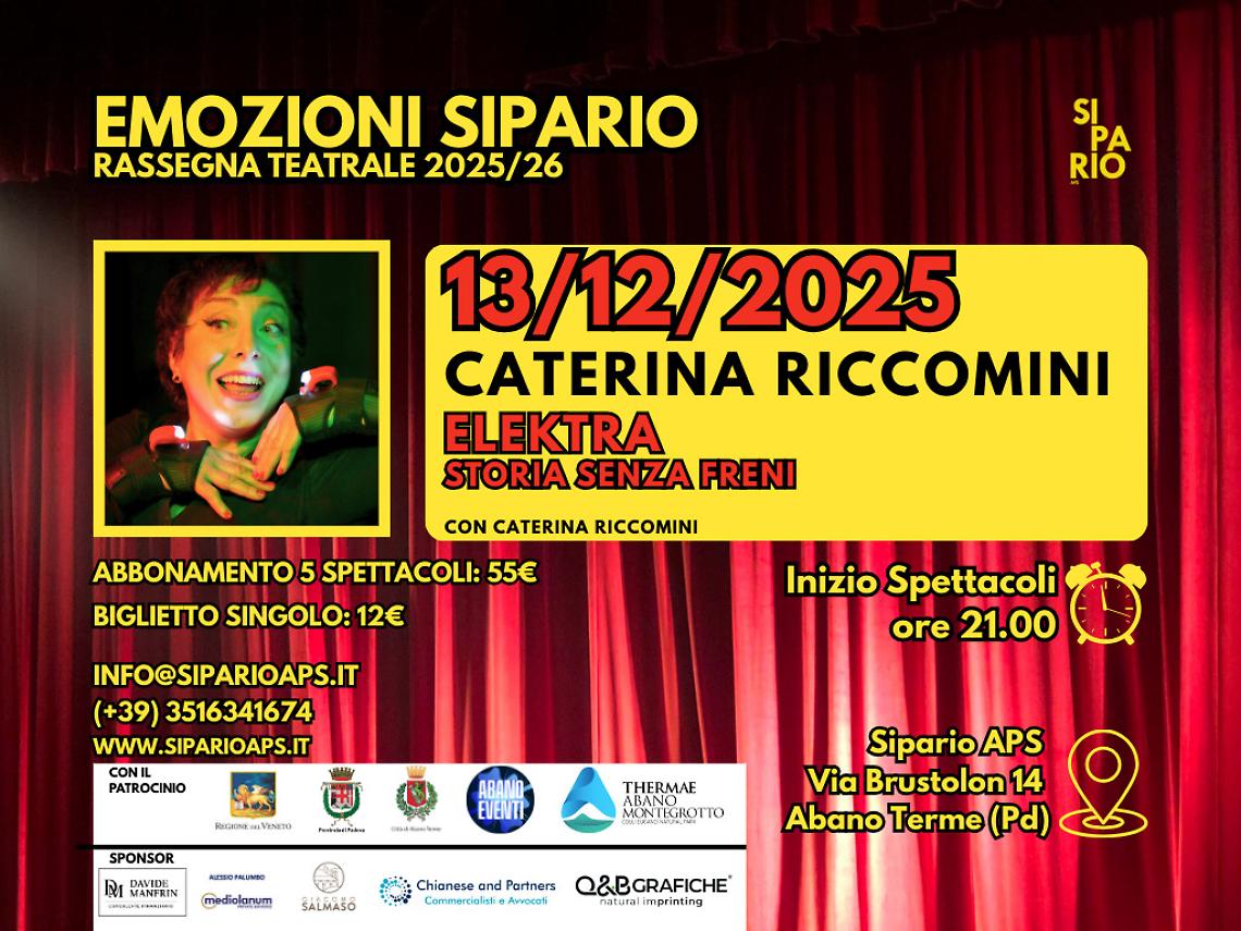 Locandina dello spettacolo