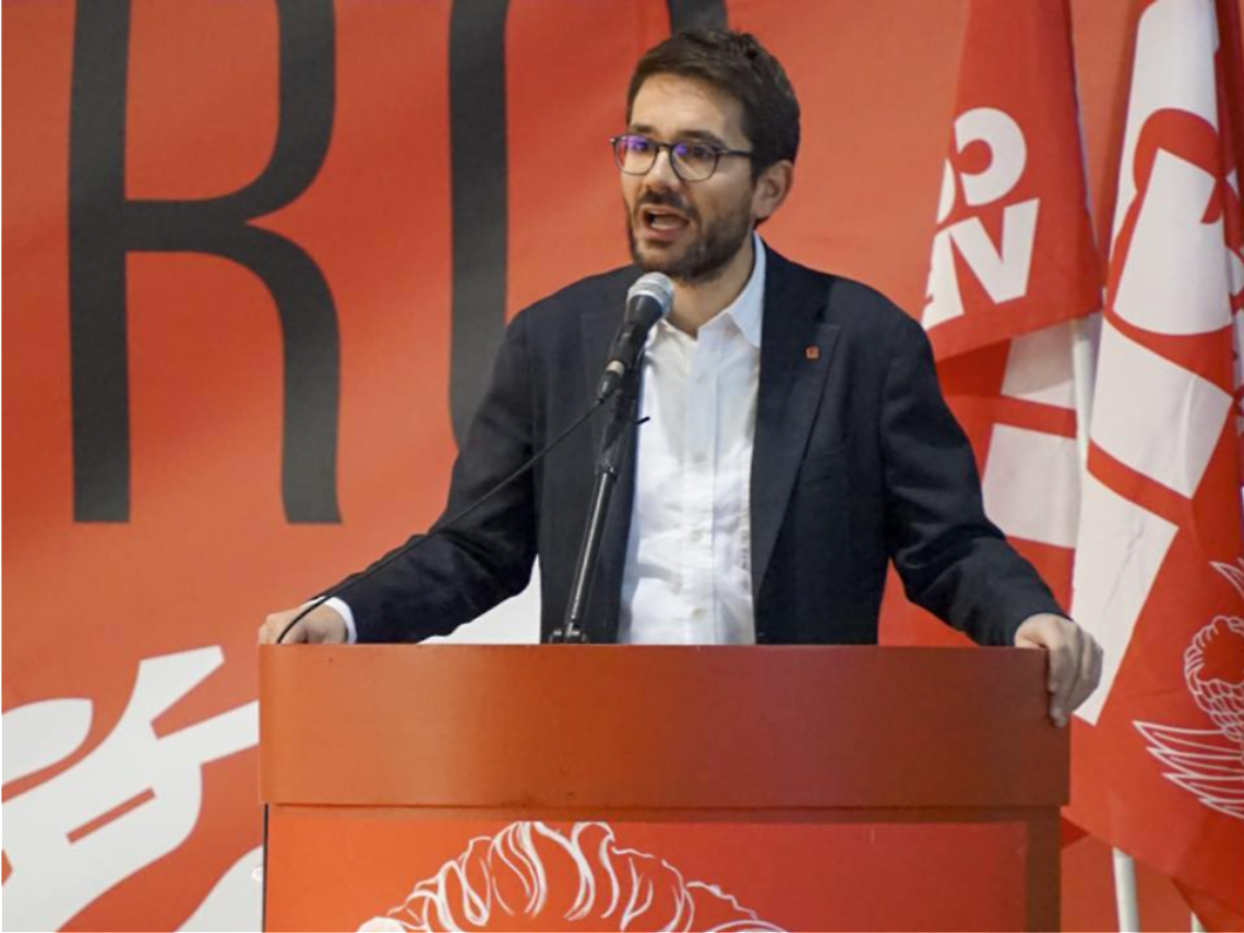 Il segretario generale della Cgil di Venezia, Daniele Giordano