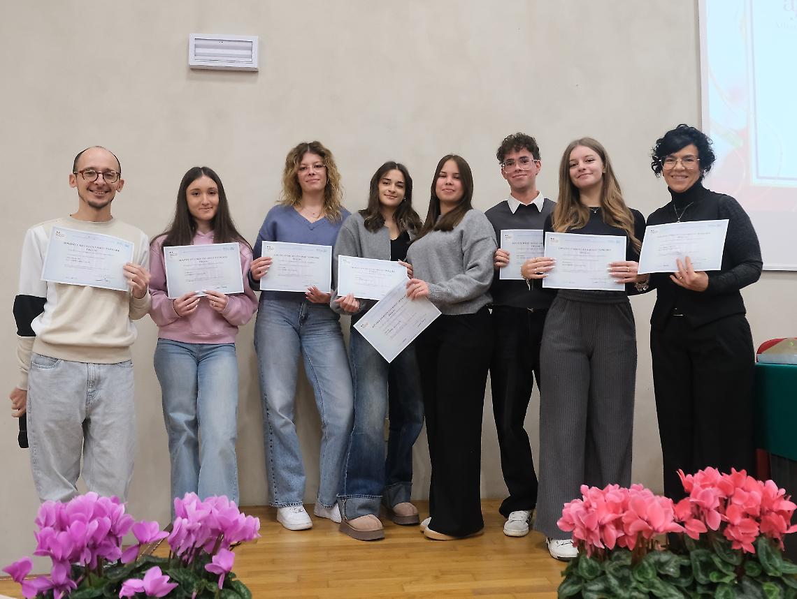 Gli studenti premiati