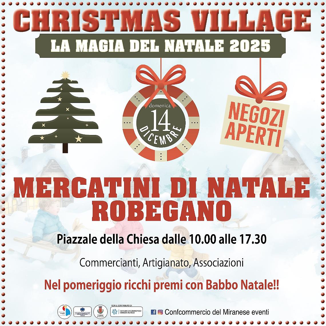 Robegano, Babbo Natale e il Grinch arrivano al Christmas Village