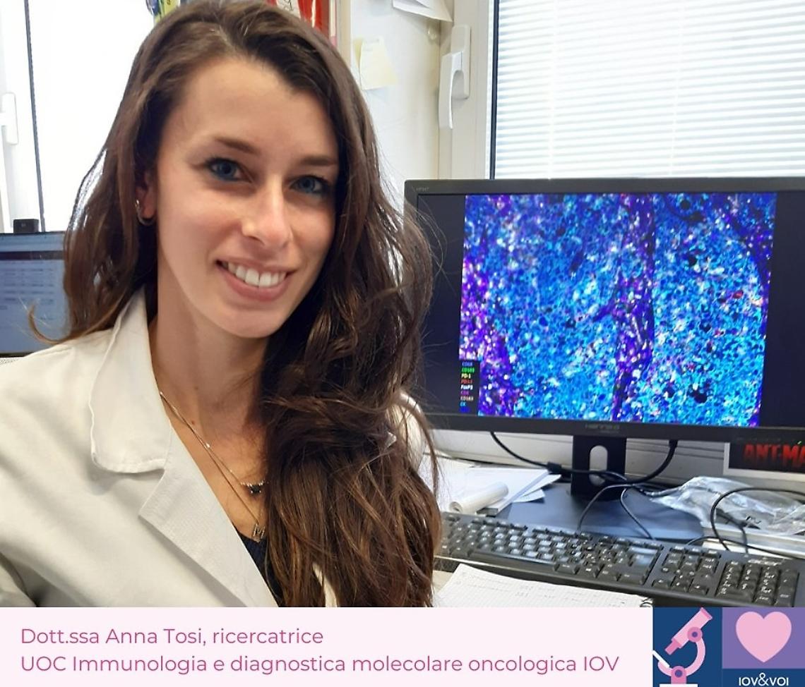 La ricercatrice Anna Tosi dello IOV