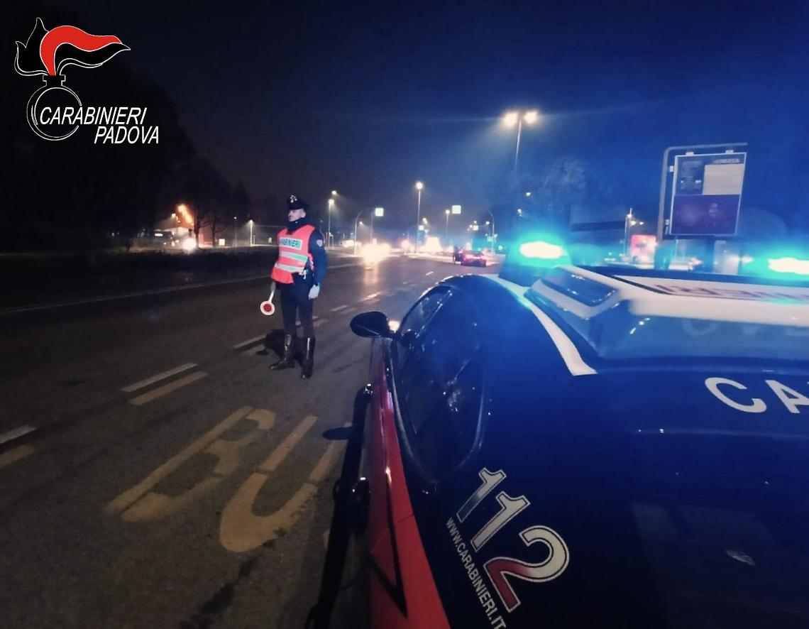 Piove di Sacco: controlli  dei Carabinieri, due denunciati e un segnalato per droga