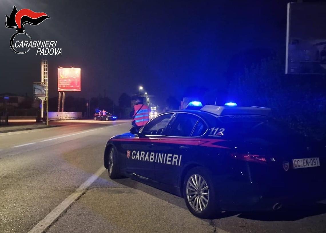 Controllo dei Carabinieri: servizi di prevenzione a Cittadella e nei comuni limitrofi