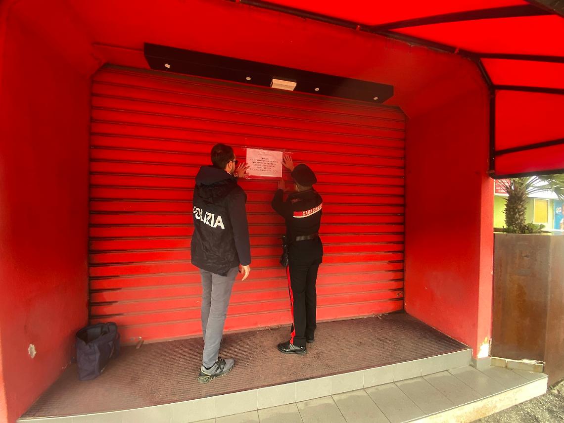 Salzano, locale chiuso per 5 giorni: il Questore sospende la licenza