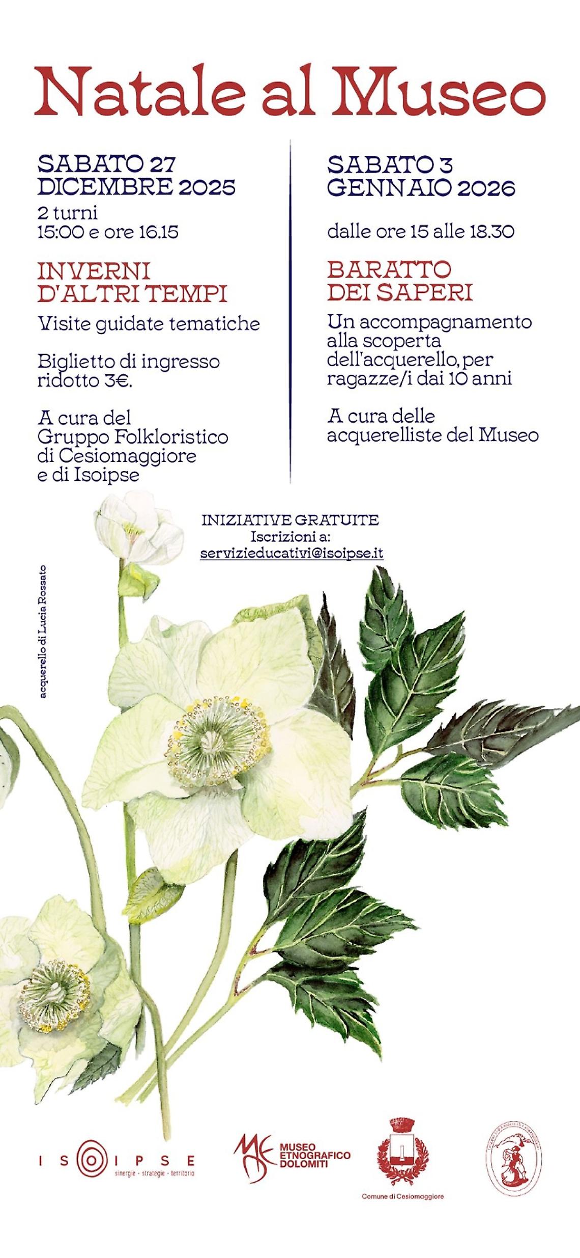 Natale al Museo Etnografico Dolomiti: tra ricordi, tradizioni e laboratori per tutte le et&agrave;