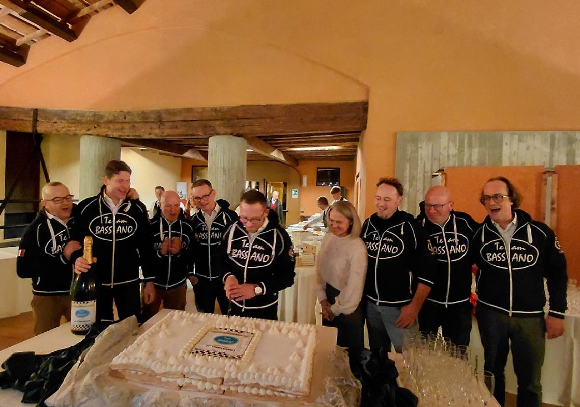 Team Bassano, una stagione da incorniciare: oltre 180 alla festa di fine anno