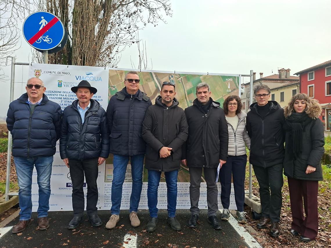 Malo, al via a gennaio il secondo stralcio della ciclabile per Molina