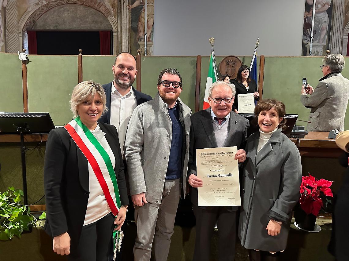 Onorificenza al Prof. Lorenzo Capovilla: Cavaliere della Repubblica Italiana