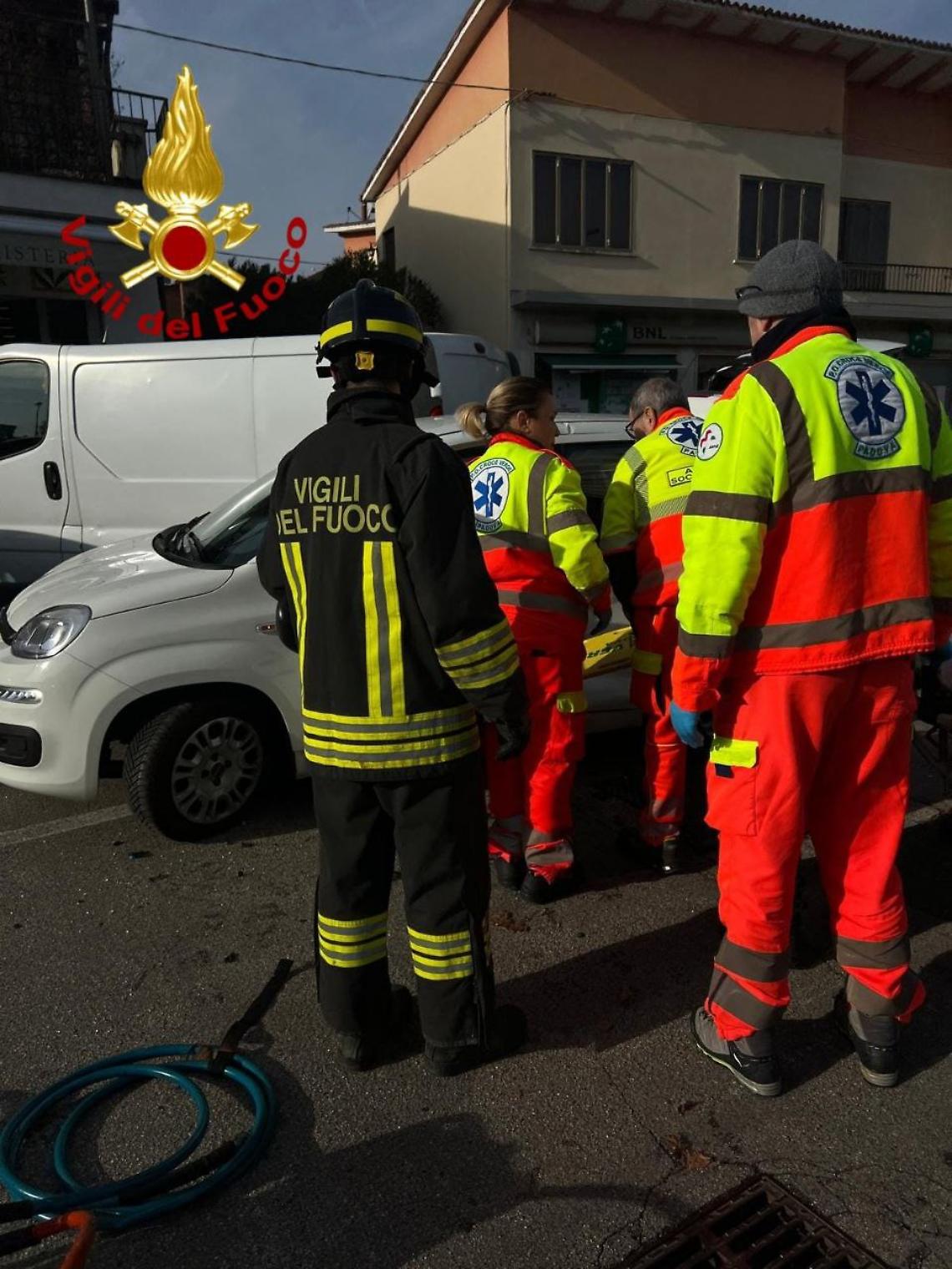 Foto dell'incidente