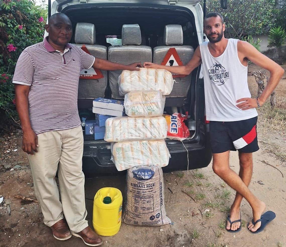 Bottrighe, il segretario Mattia  Cavallaro in Kenya