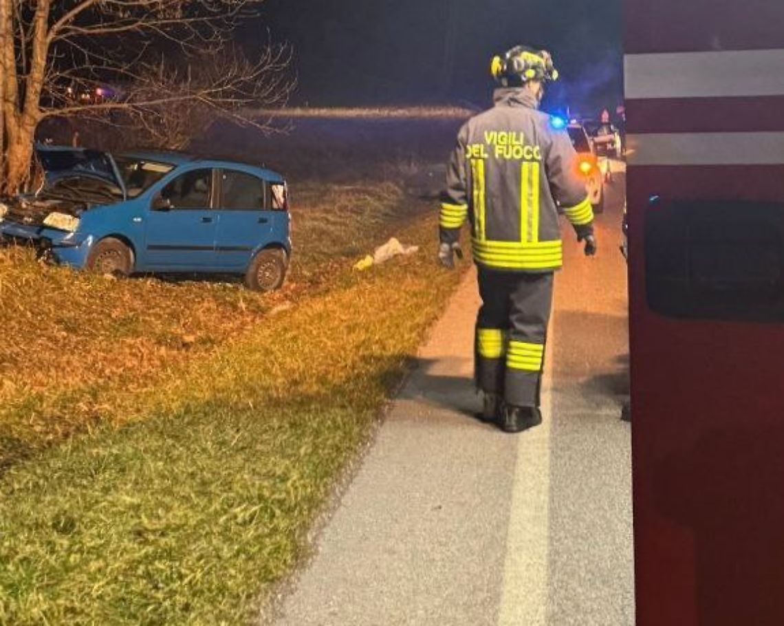 Incidente sulla SP 1 a Levego: coinvolte pi&ugrave; auto, un ferito trasportato in ospedale