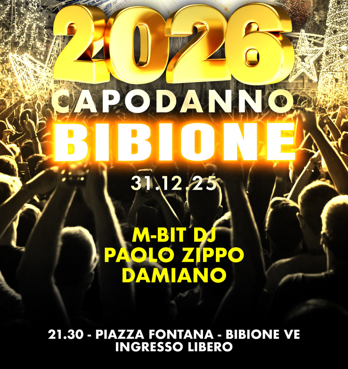 Bibione festeggia il Capodanno con musica, tuffi e tanto divertimento