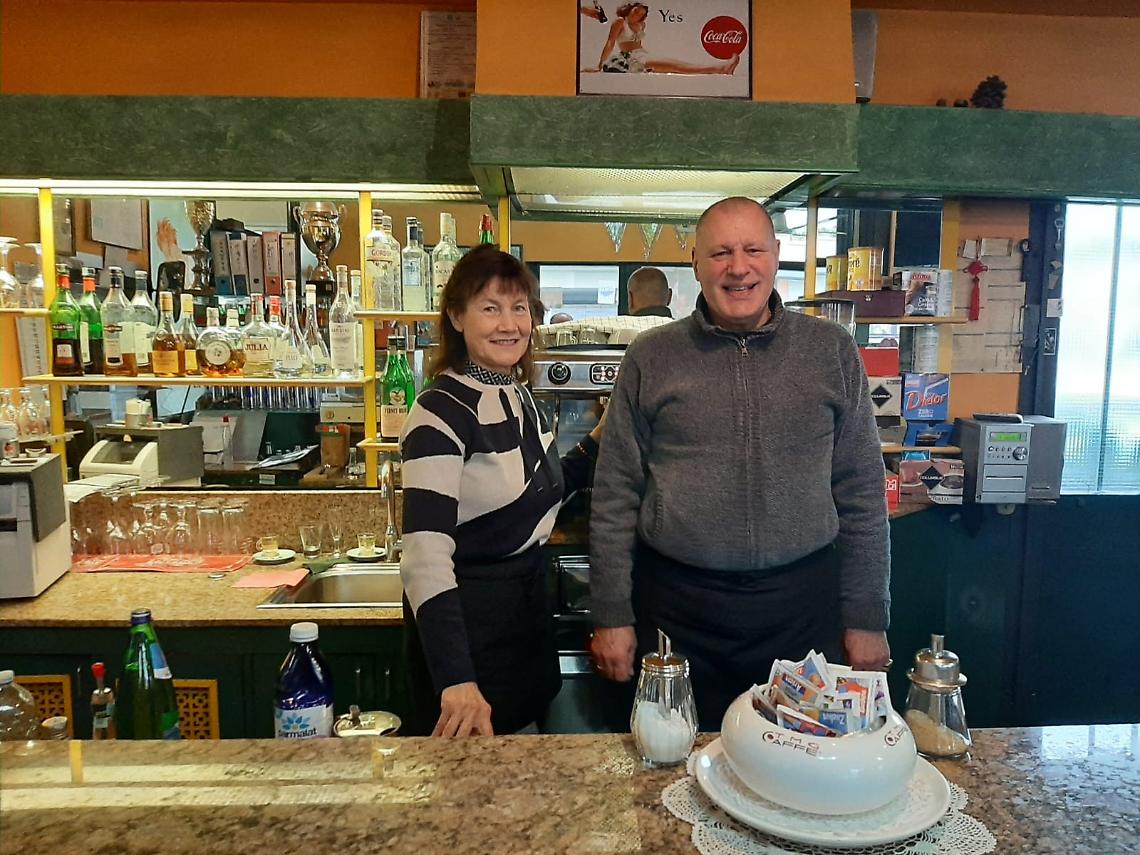 PIOVE DI SACCO: Luigi Fiorin e la moglie Evelyne Barrois