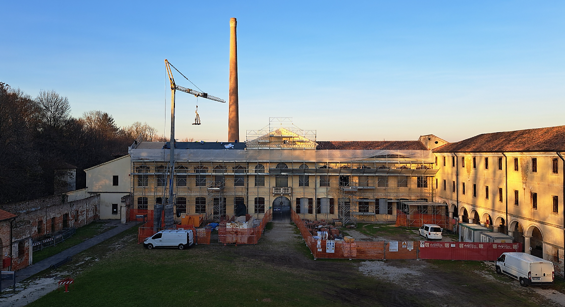 Ex Filanda Romanin-Jacur, i lavori procedono spediti