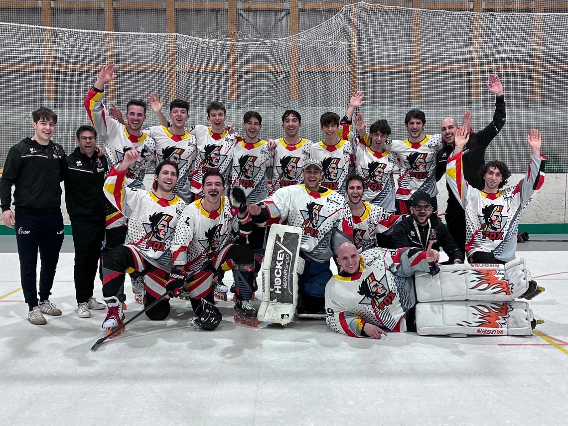 Foto di Marco Carron al termine dell'incontro