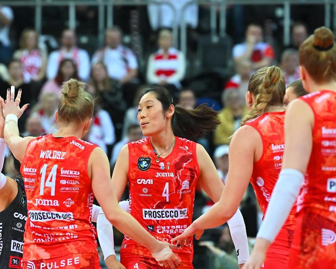 Imoco Volley travolge Lodz: tre set e punteggio pieno in Champions