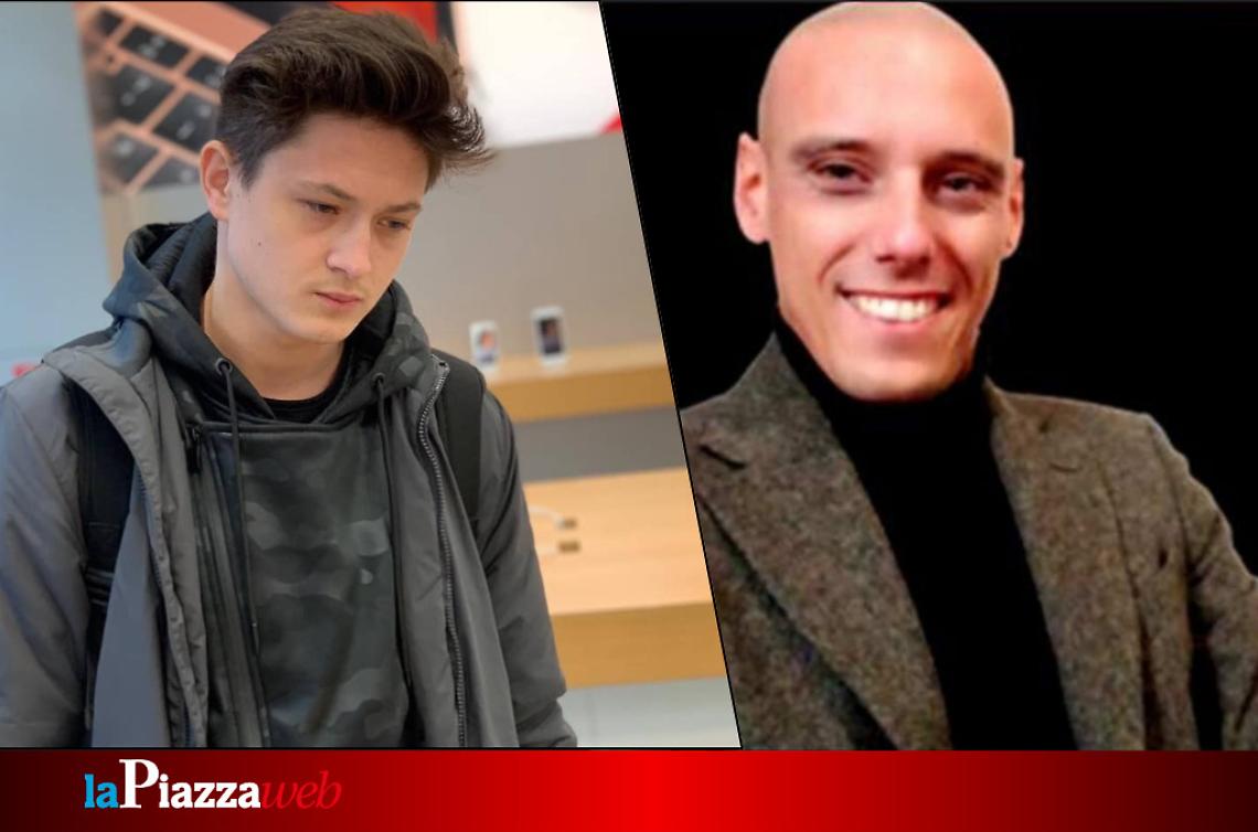 A sinistra Sergiu Tarna, la vittima. A destra l'assassino, il vigile urbano Riccardo Salvagno