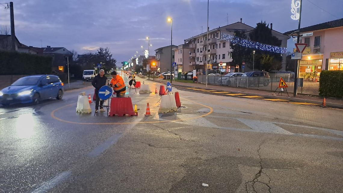 Martellago cambia volto: al via la rivoluzione delle rotatorie