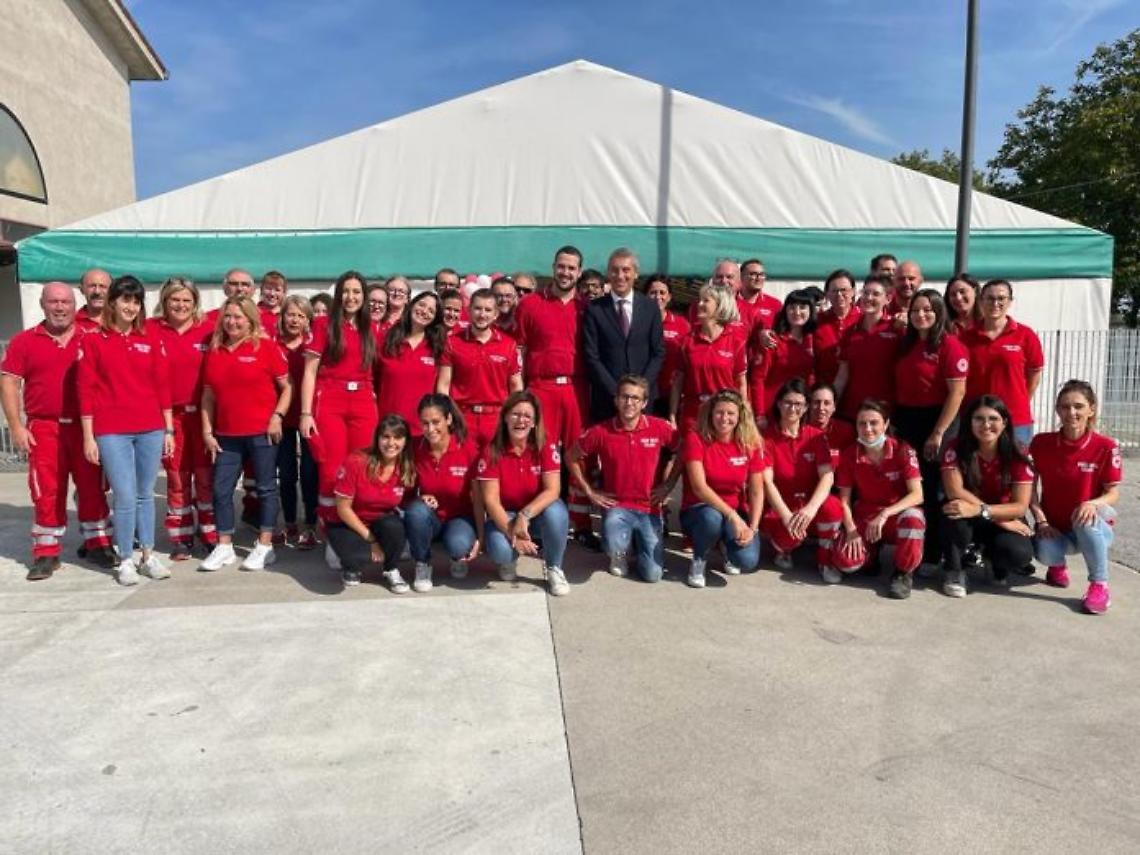 La Croce Rossa a Olmo