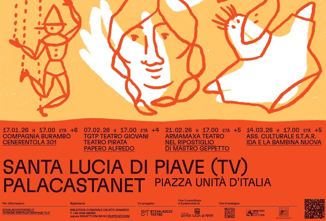 &ldquo;Fior di Storie&rdquo; torna a Santa Lucia di Piave: teatro e magia per bambini e famiglie