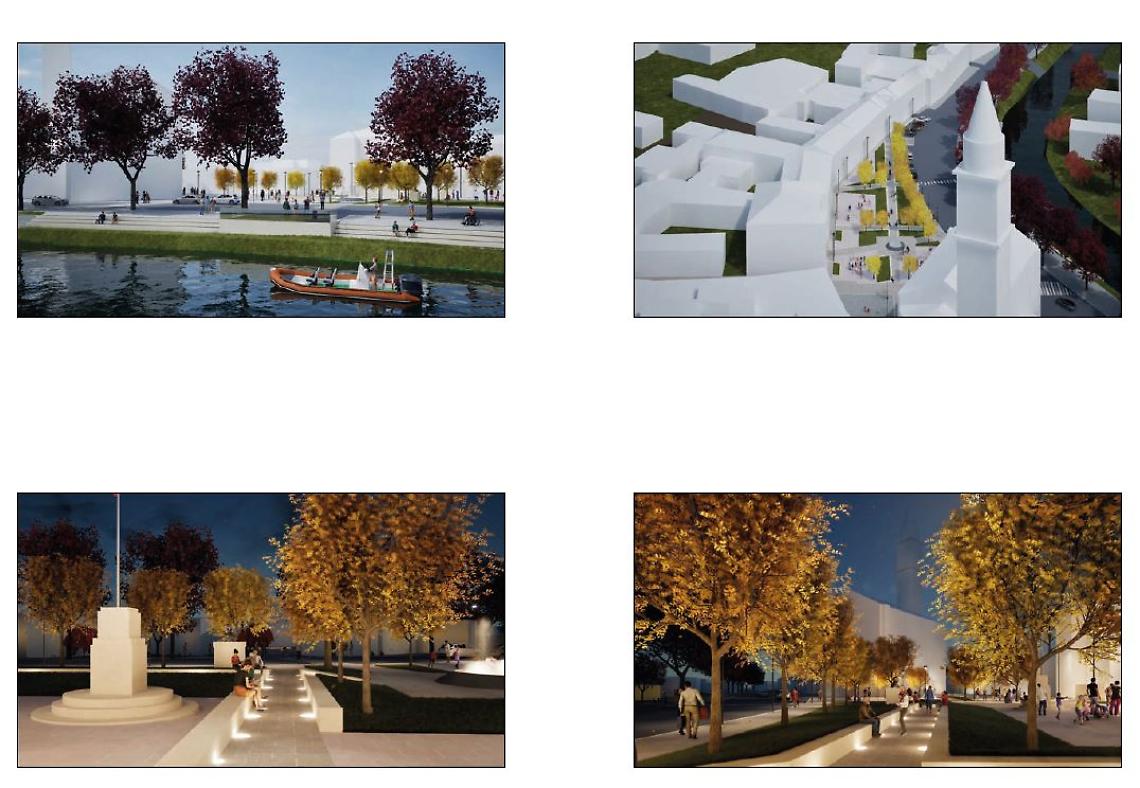 dolo come sara' la piazza del grano 