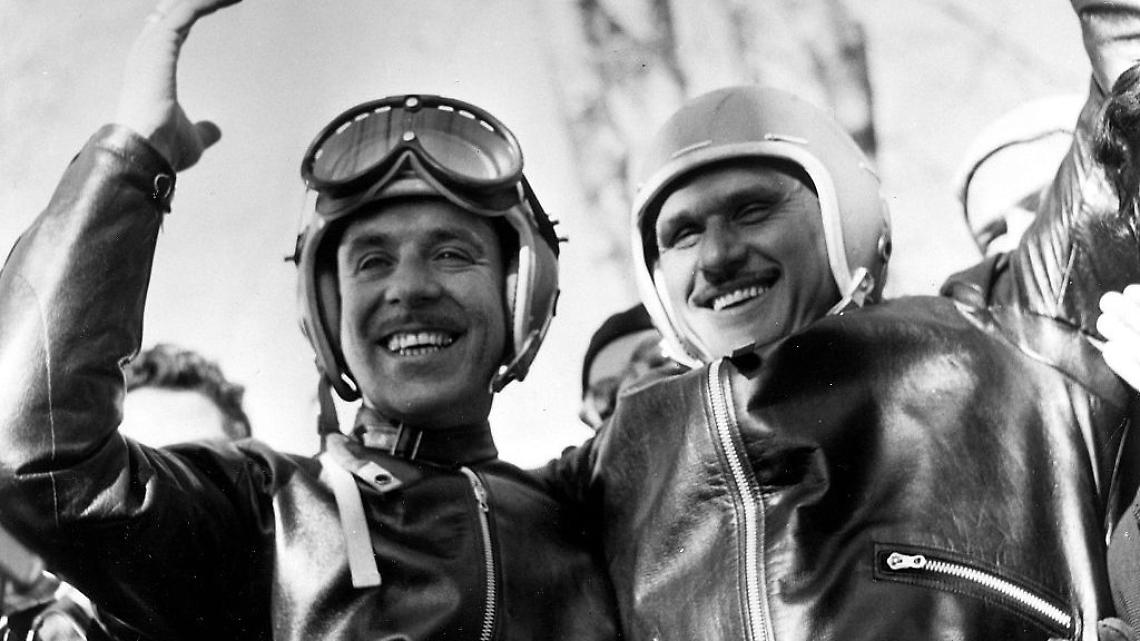 Lamberto Dalla Costa a Cortina nel '56