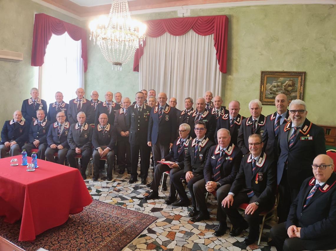 Incontro dell&rsquo;ispettore regionale A.N.C. Gen. B. Stefano Lupi con le sezioni della provincia di Padova