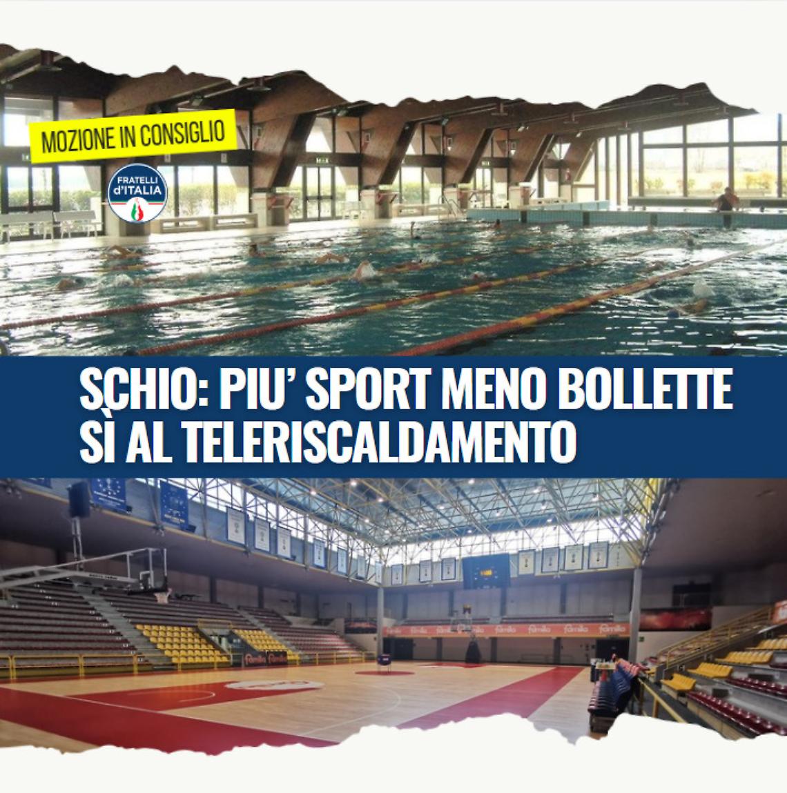 Schio, Fratelli d&rsquo;Italia propone il teleriscaldamento per abbattere i costi sportivi