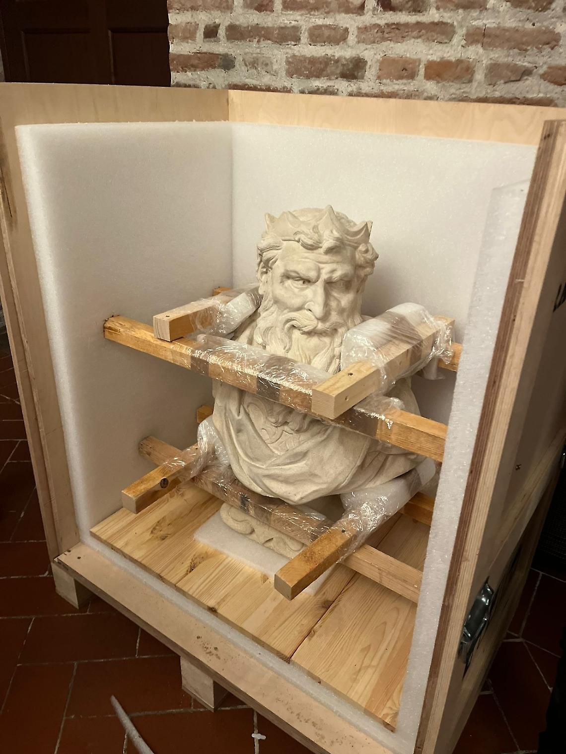 La scultura "Attila" di Giovanni Bonazza in mostra a Budapest