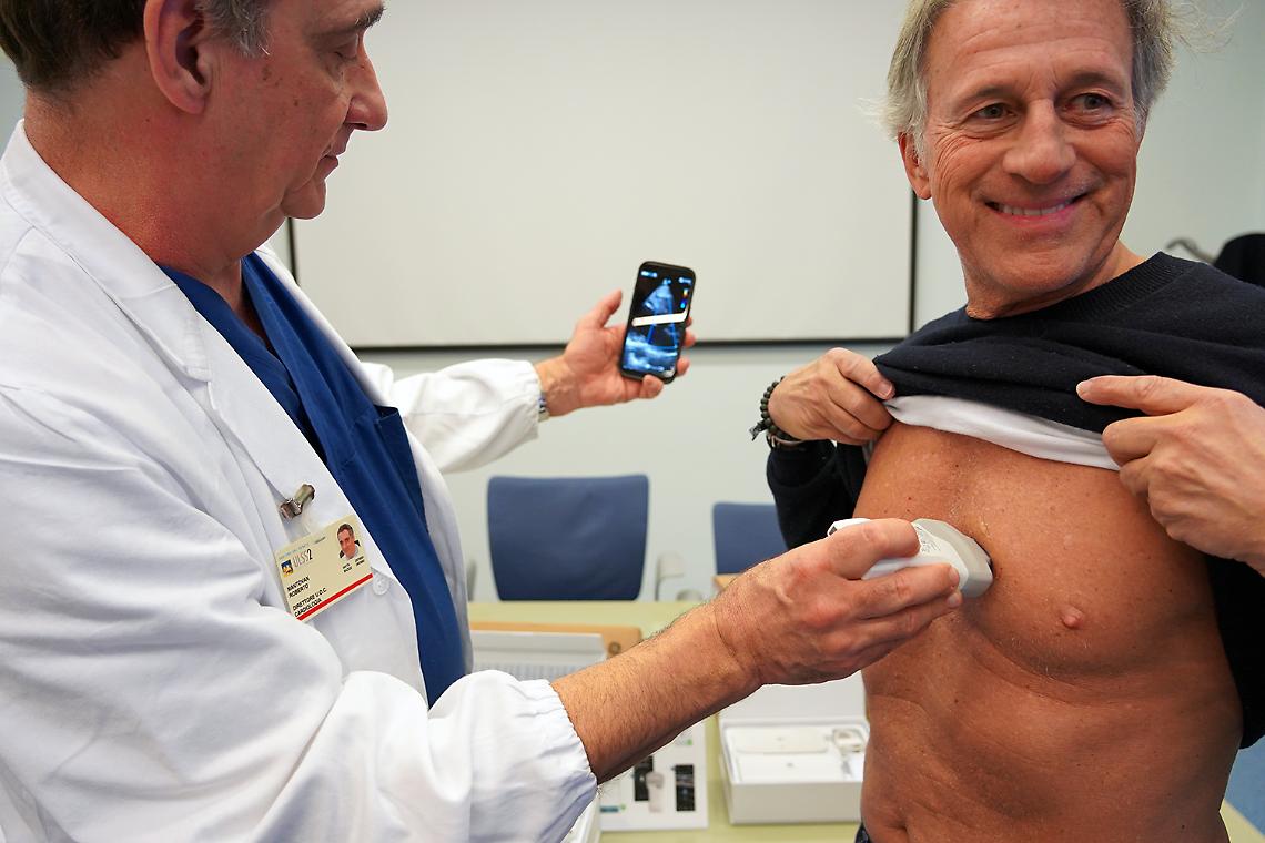 Dimostrazione dell'ecografo