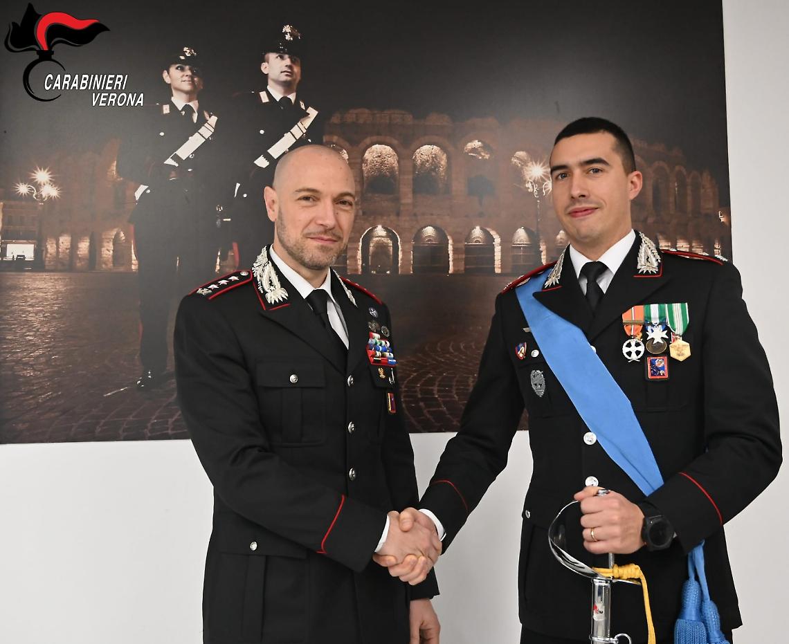 Cambio al vertice della Compagnia Carabinieri di Verona: arriva il Maggiore Semboloni 