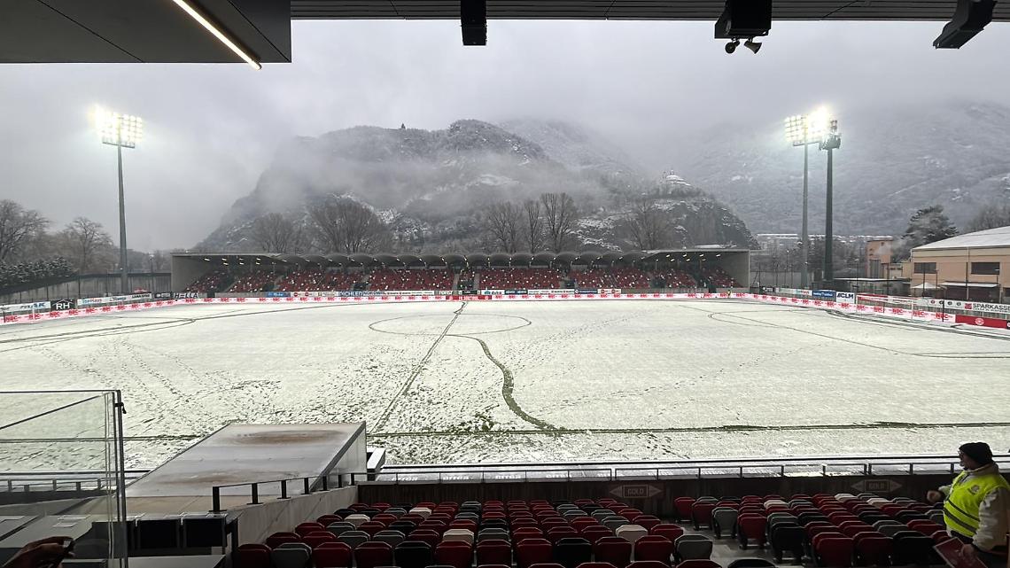 Il Padova si scioglie al Druso: il S&uuml;dtirol passa 3-0 sotto la neve