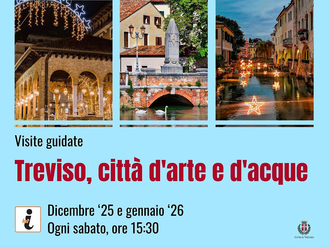 Treviso, citt&agrave; d&rsquo;arte e d&rsquo;acque: ultimo viaggio tra i canali illuminati