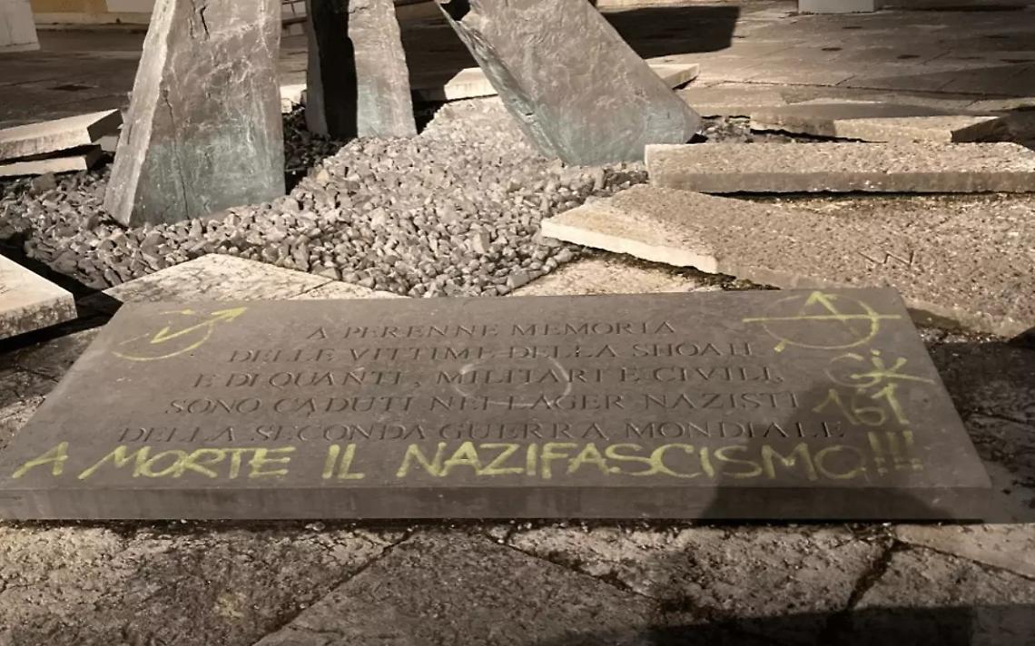 Atto vandalico contro la memoria della Shoah a Verona