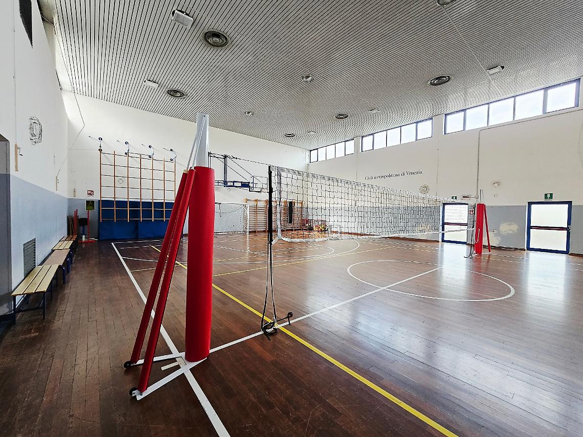 Intervento nelle palestre di Venezia scolastiche