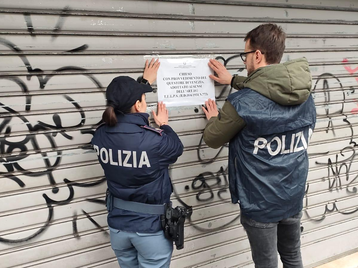 La chiusura del locale