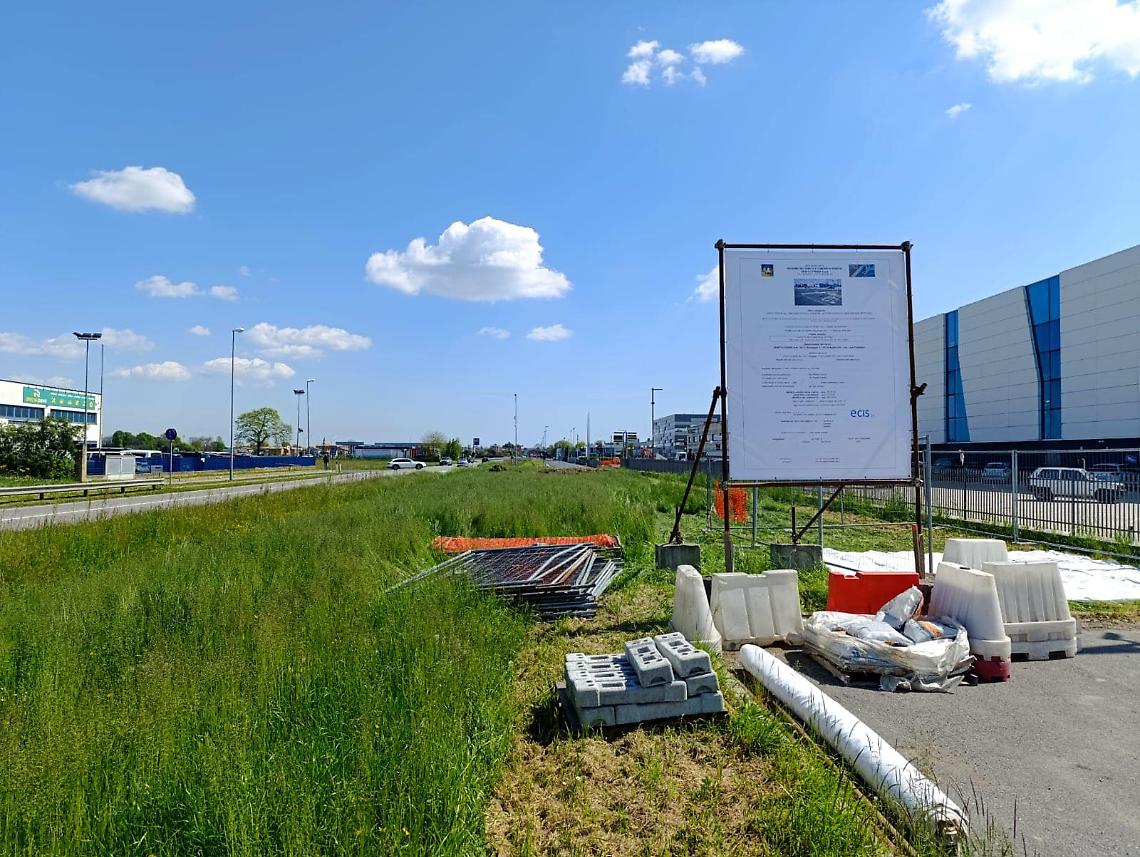 Santa Maria di Sala, prende forma la nuova rotonda tra via Noalese e via Rivale