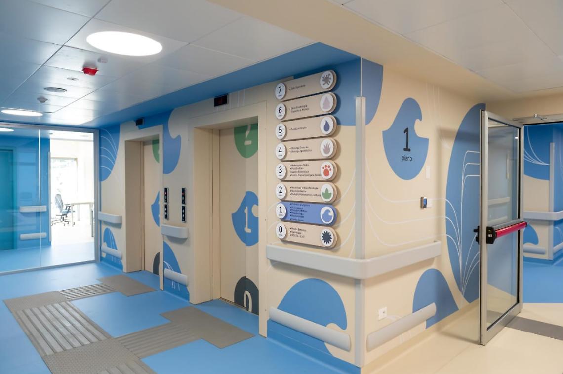 Gli interni della struttura