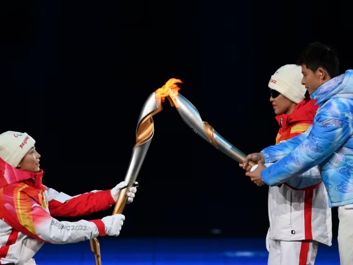 Fiamma paralimpica a Pechino 2022