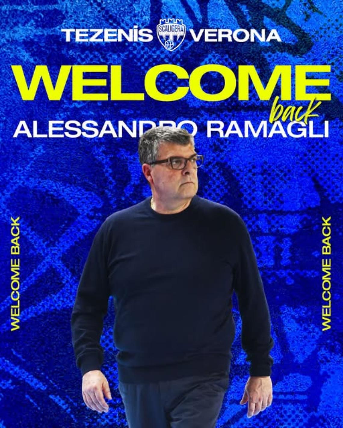 Tezenis Verona cambia guida tecnica: arriva Alessandro Ramagli