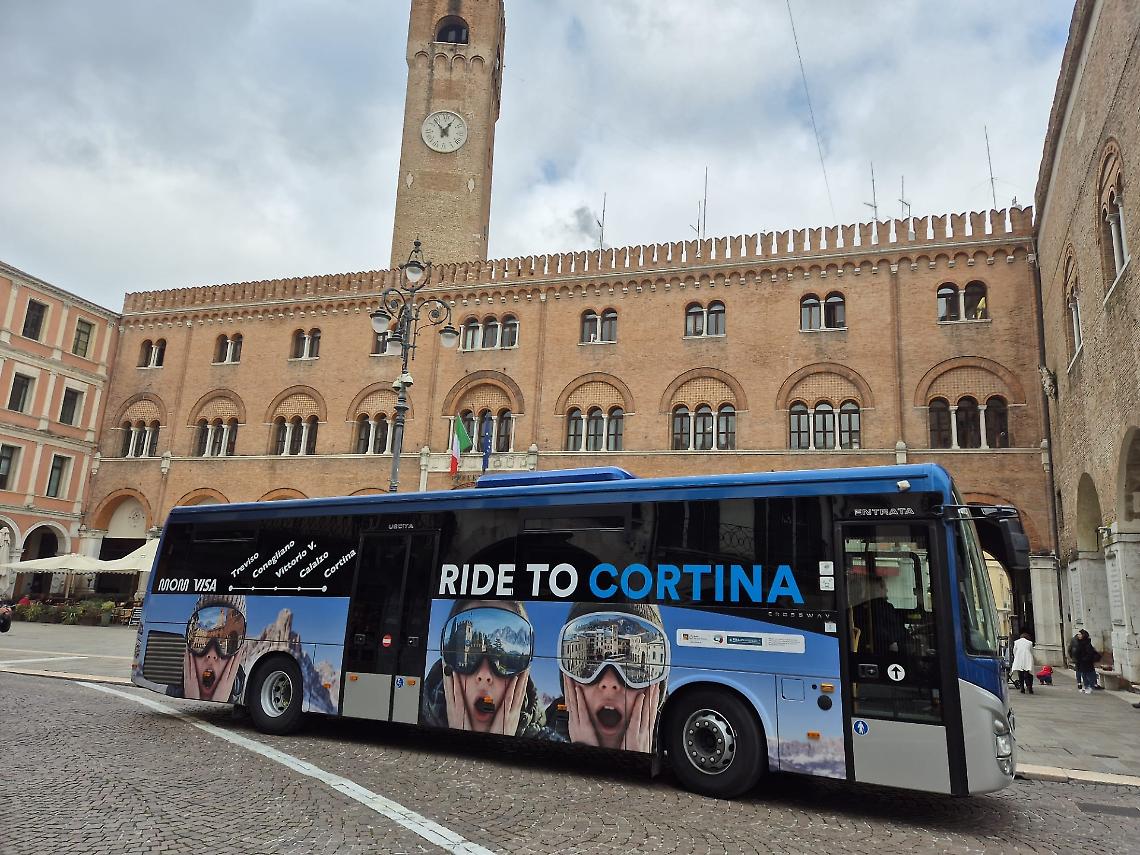 Treviso-Cortina 2026: boom di passeggeri per la linea olimpica