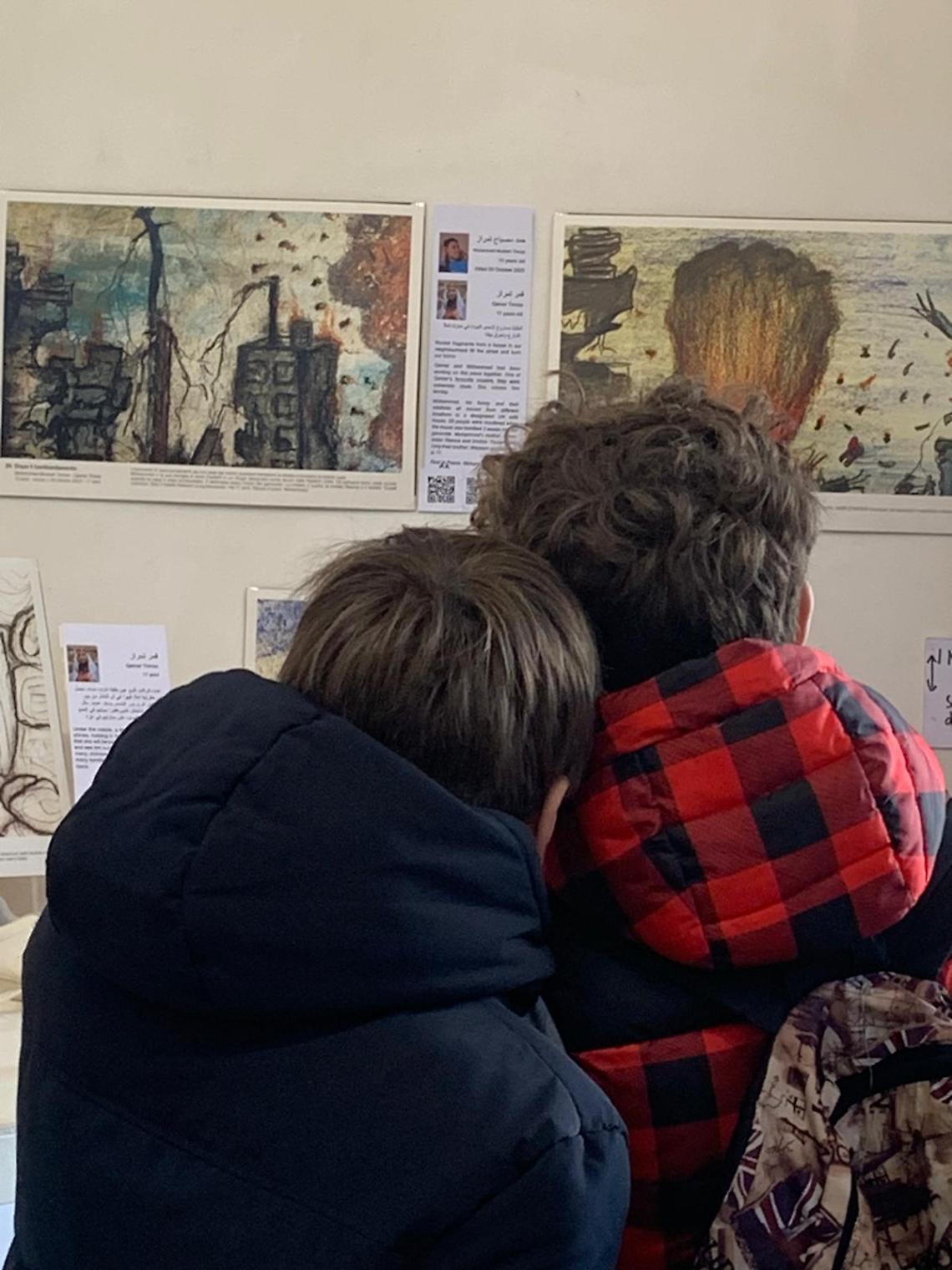 I giovani di Spinea alla mostra &ldquo;HeArt of Gaza&rdquo;: lettere e disegni per i coetanei palestinesi