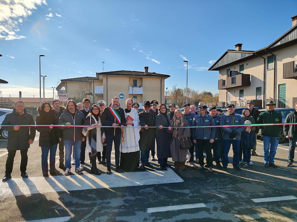 Inaugurazione parcheggio Contr&agrave; Corte Tosoni a Cittadella