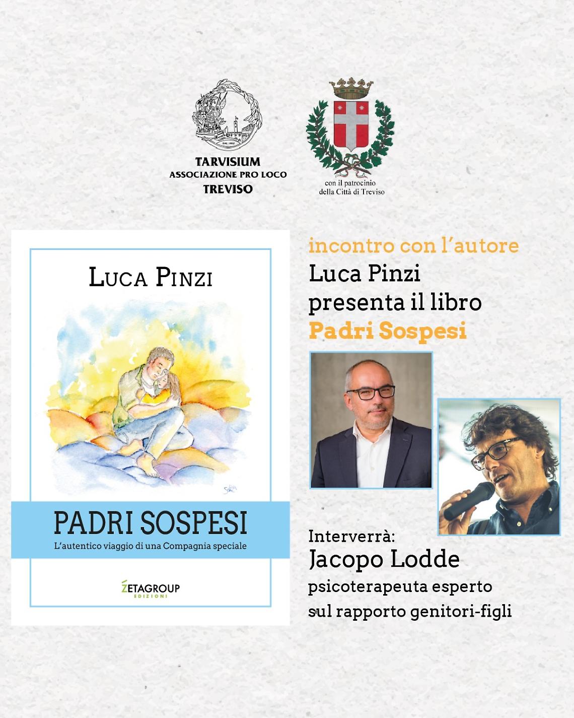 A Treviso la presentazione del libro "Padri sospesi" di Luca Pinzi