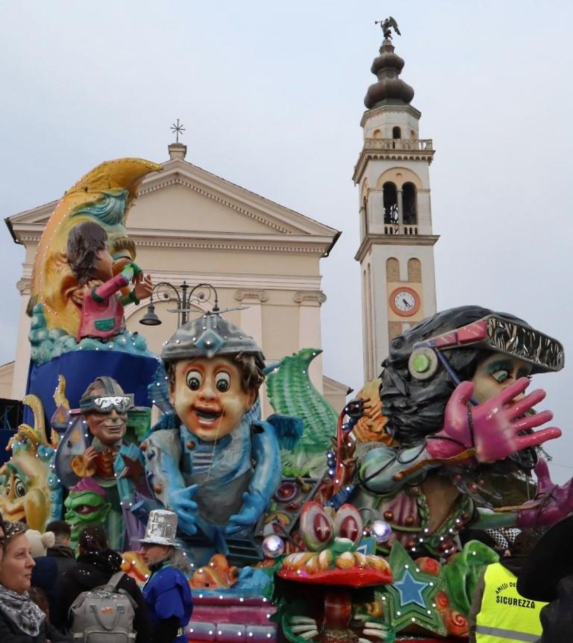 Bottrighe, scorcio del carnevale 2026