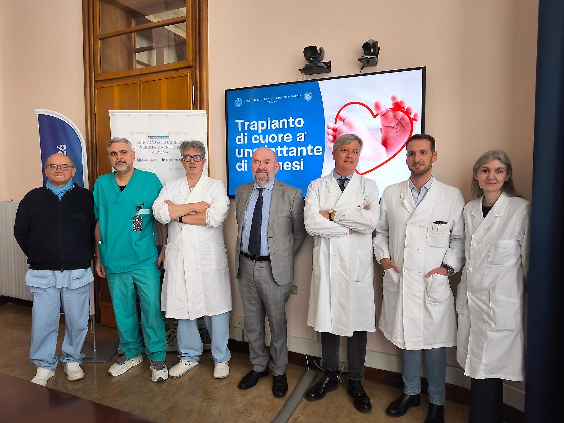 Cuore nuovo a 11 mesi: trapianto record salva una bimba di 8 chili